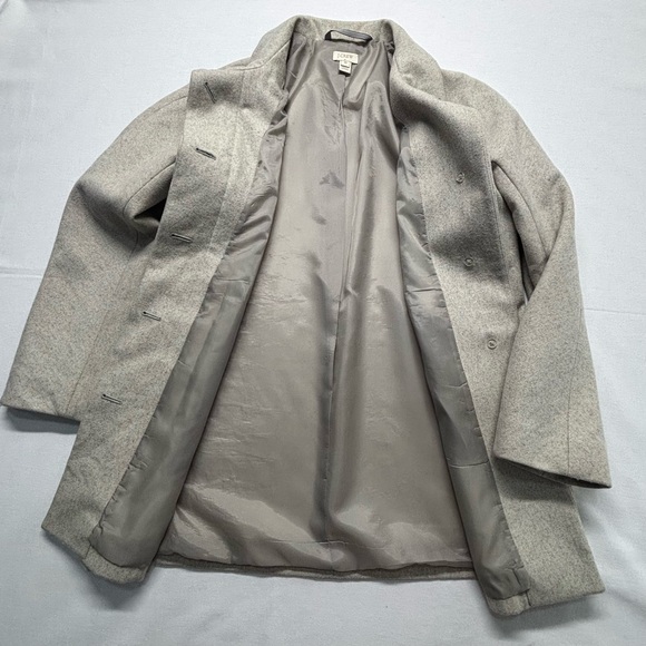 J.Crew Wool-Blend Coat, Size 10, GUC - Picture 6 of 14